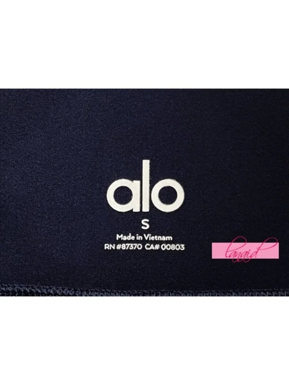Alo 7/8 High-Waist Airlift Leggings Navy Hi-Rise Waisted Tights Skinny Pants S